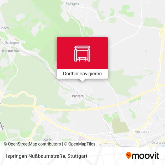 Ispringen Nußbaumstraße Karte