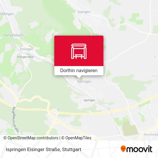 Ispringen Eisinger Straße Karte