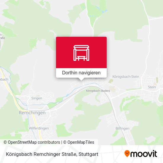 Königsbach Remchinger Straße Karte