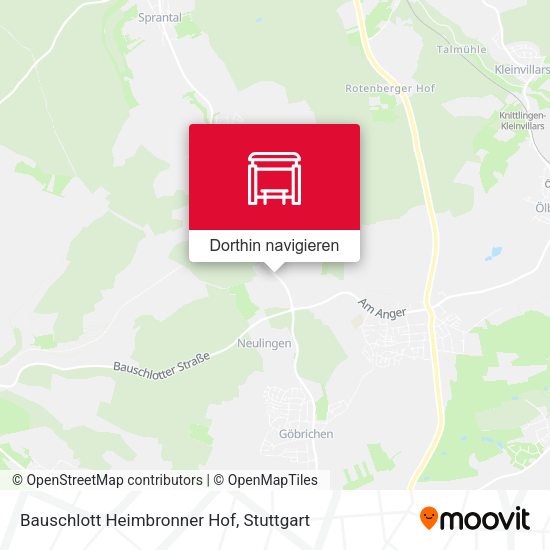 Bauschlott Heimbronner Hof Karte