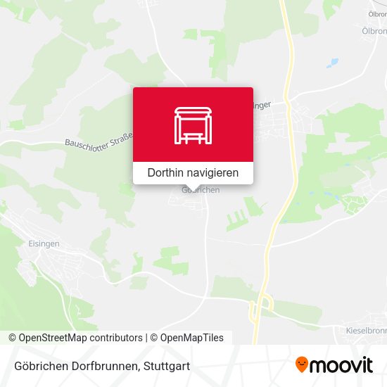 Göbrichen Dorfbrunnen Karte