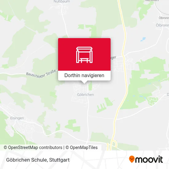 Göbrichen Schule Karte