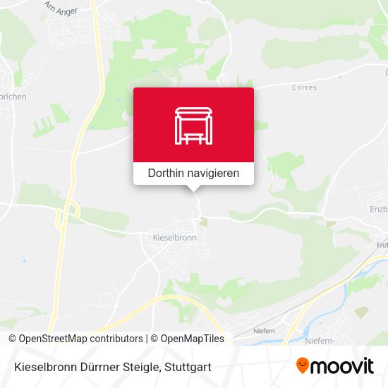 Kieselbronn Dürrner Steigle Karte