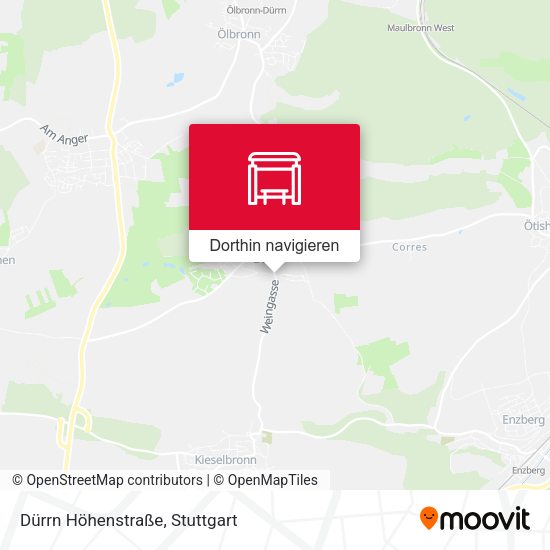 Dürrn Höhenstraße Karte