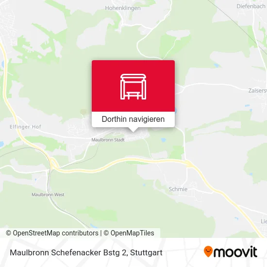 Maulbronn Schefenacker Bstg 2 Karte