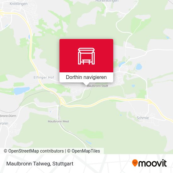 Maulbronn Talweg Karte