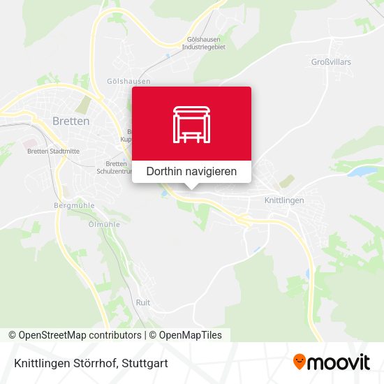 Knittlingen Störrhof Karte