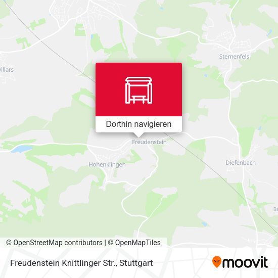 Freudenstein Knittlinger Str. Karte