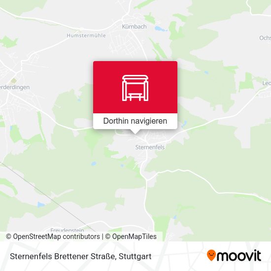 Sternenfels Brettener Straße Karte
