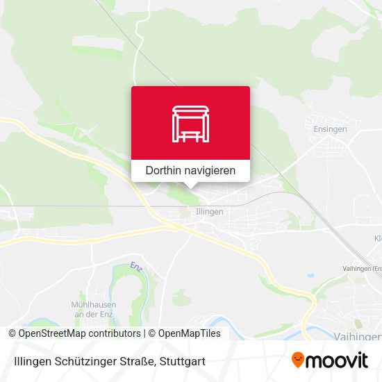 Illingen Schützinger Straße Karte