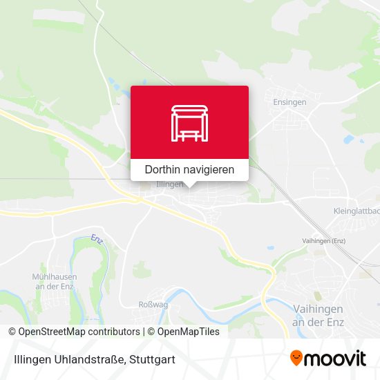 Illingen Uhlandstraße Karte