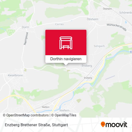 Enzberg Brettener Straße Karte