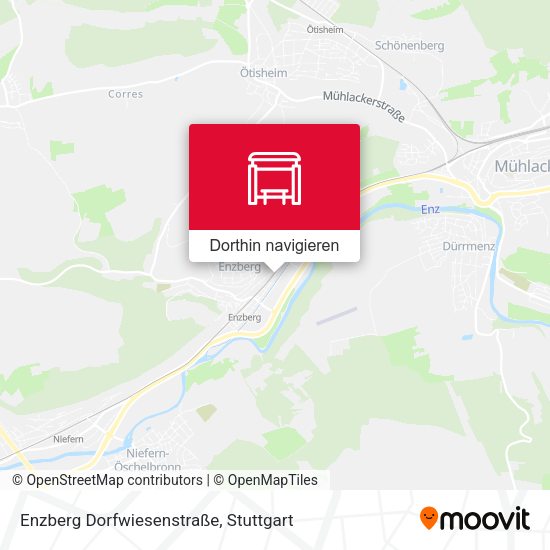 Enzberg Dorfwiesenstraße Karte
