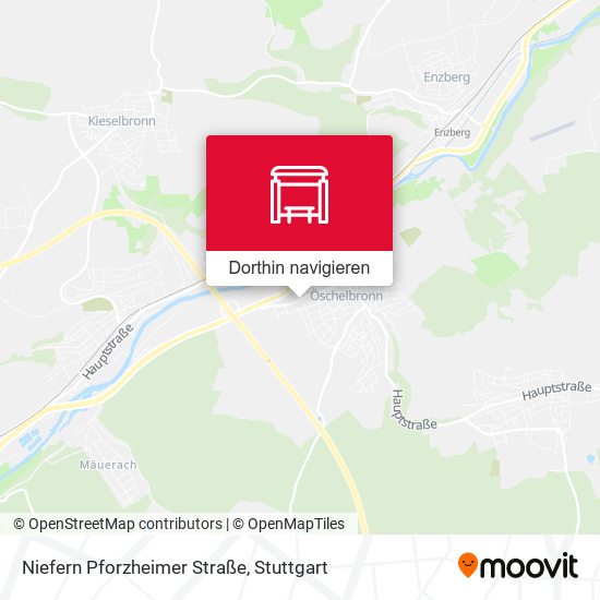 Niefern Pforzheimer Straße Karte