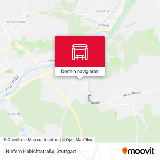 Niefern Habichtstraße Karte