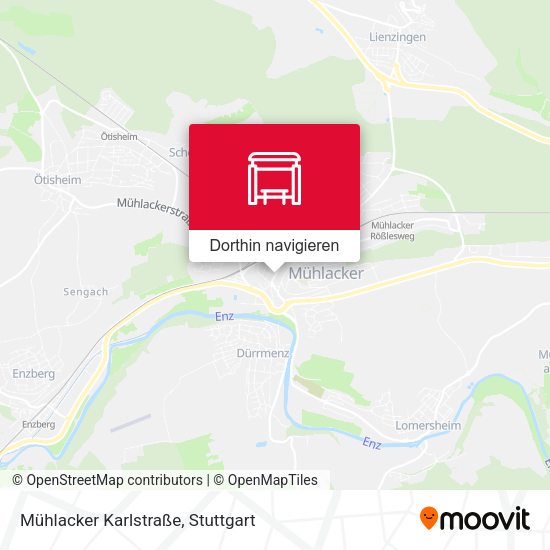 Mühlacker Karlstraße Karte