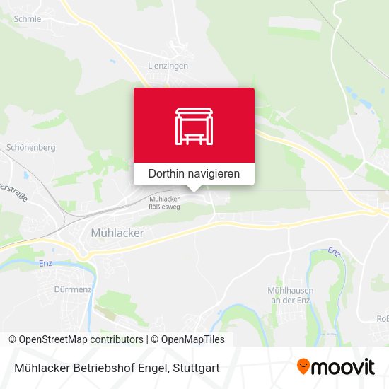 Mühlacker Betriebshof Engel Karte
