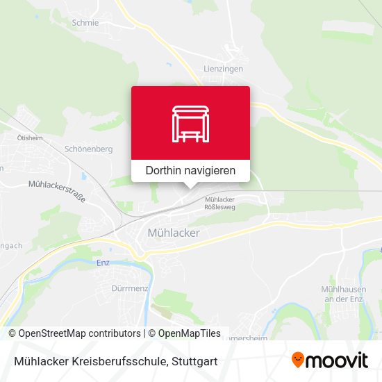 Mühlacker Kreisberufsschule Karte