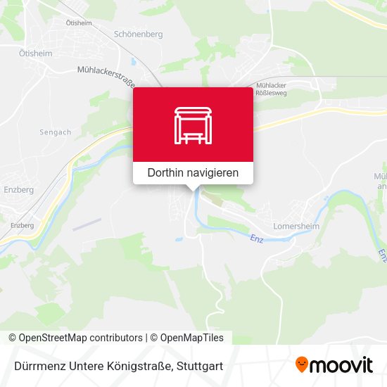 Dürrmenz Untere Königstraße Karte