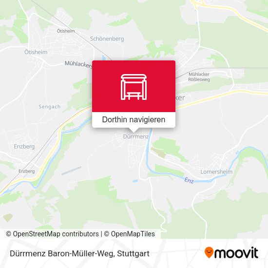 Dürrmenz Baron-Müller-Weg Karte