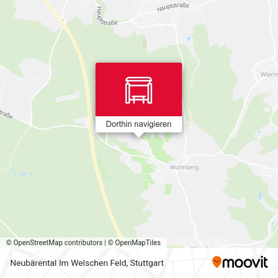 Neubärental Im Welschen Feld Karte