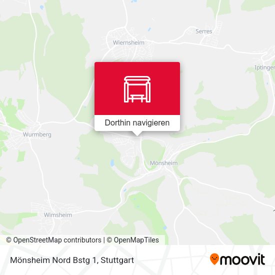 Mönsheim Nord Bstg 1 Karte