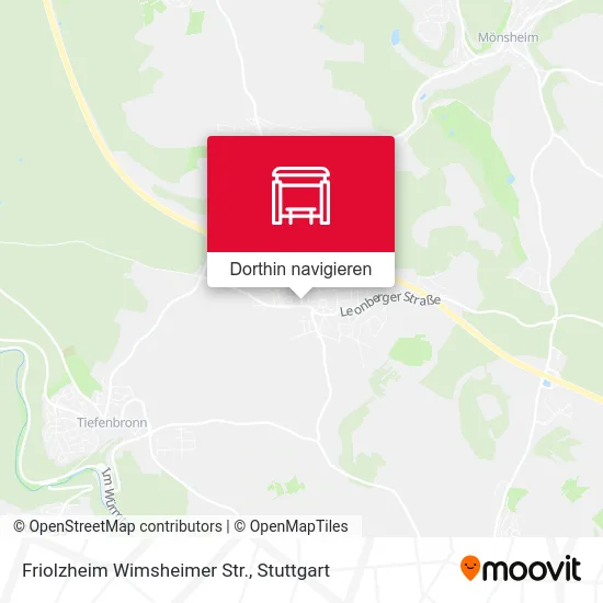 Friolzheim Wimsheimer Str. Karte