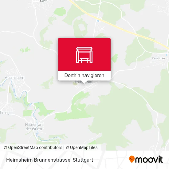 Heimsheim Brunnenstrasse Karte