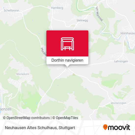 Neuhausen Altes Schulhaus Karte