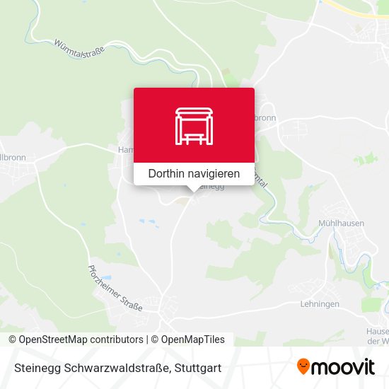 Steinegg Schwarzwaldstraße Karte