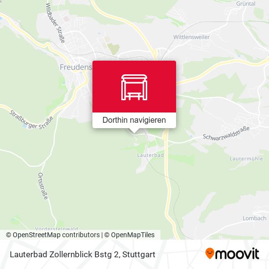 Lauterbad Zollernblick Bstg 2 Karte