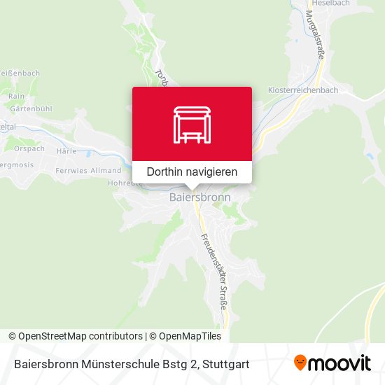 Baiersbronn Münsterschule Bstg 2 Karte