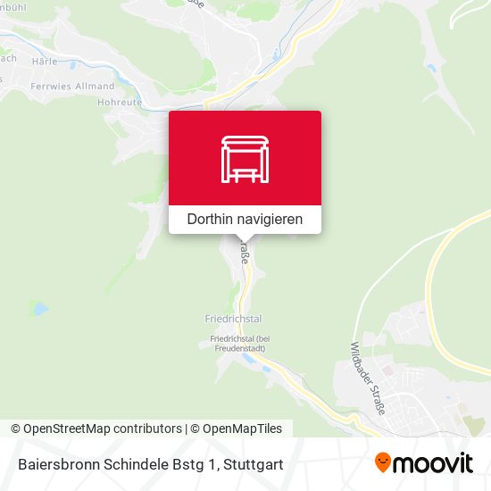 Baiersbronn Schindele Bstg 1 Karte