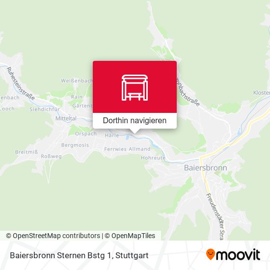 Baiersbronn Sternen Bstg 1 Karte