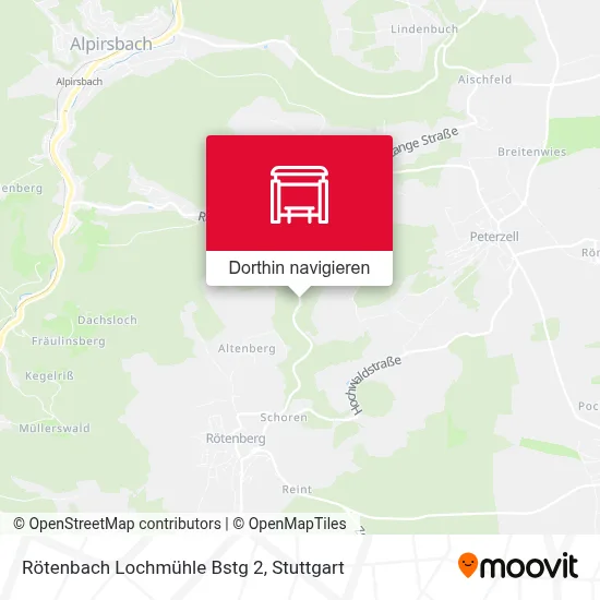 Rötenbach Lochmühle Bstg 2 Karte