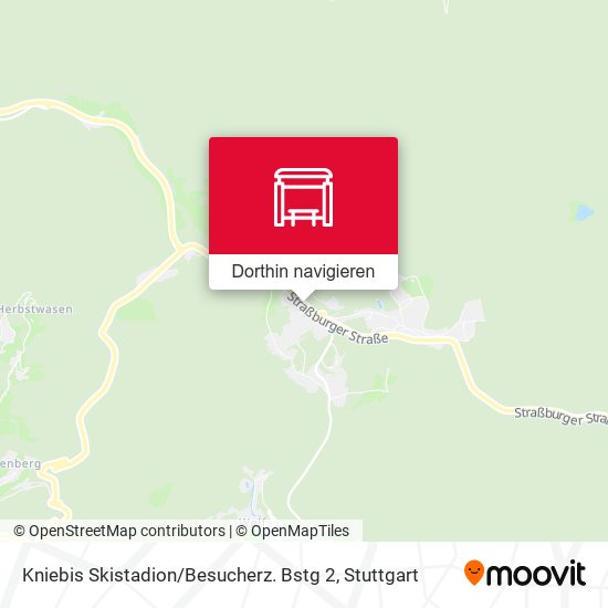 Kniebis Skistadion / Besucherz. Bstg 2 Karte