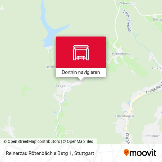 Reinerzau Rötenbächle Bstg 1 Karte