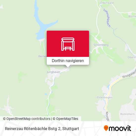 Reinerzau Rötenbächle Bstg 2 Karte