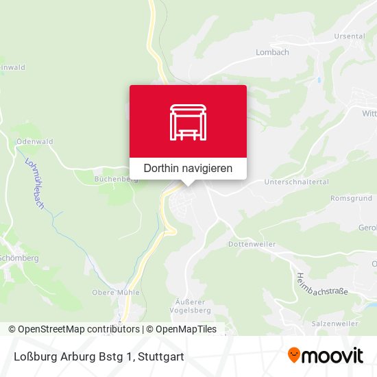 Loßburg Arburg Bstg 1 Karte