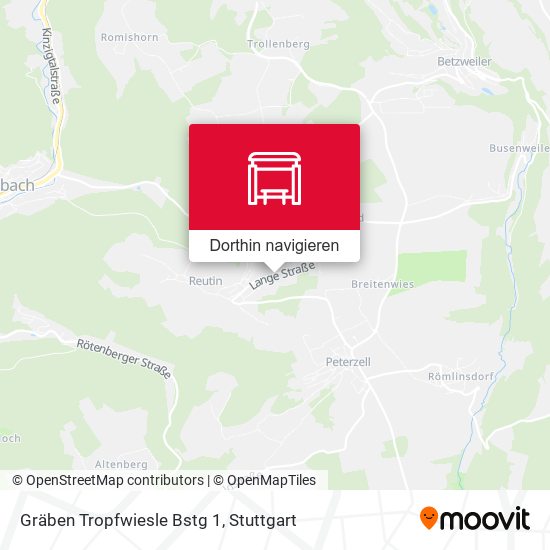 Gräben Tropfwiesle Bstg 1 Karte