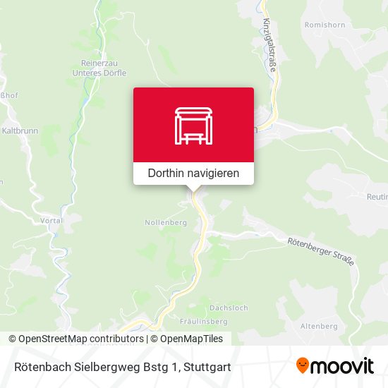Rötenbach Sielbergweg Bstg 1 Karte