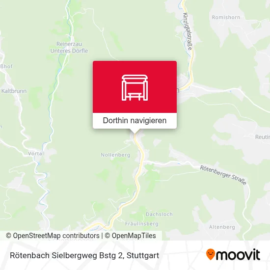Rötenbach Sielbergweg Bstg 2 Karte