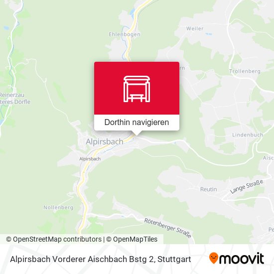 Alpirsbach Vorderer Aischbach Bstg 2 Karte