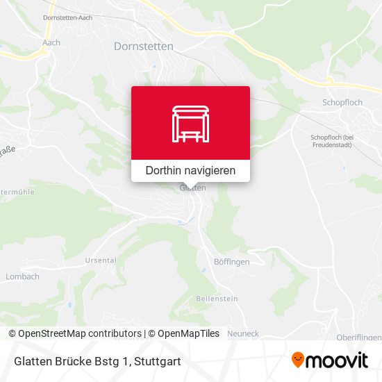 Glatten Brücke Bstg 1 Karte