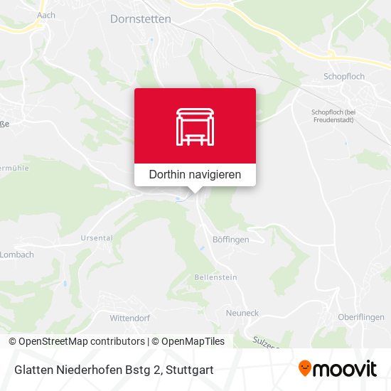 Glatten Niederhofen Bstg 2 Karte