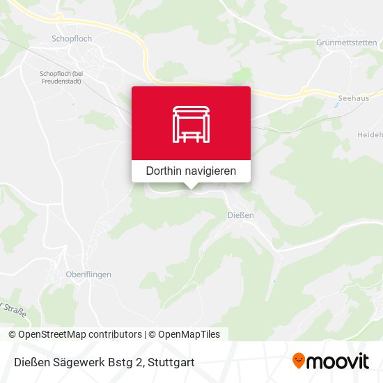 Dießen Sägewerk Bstg 2 Karte
