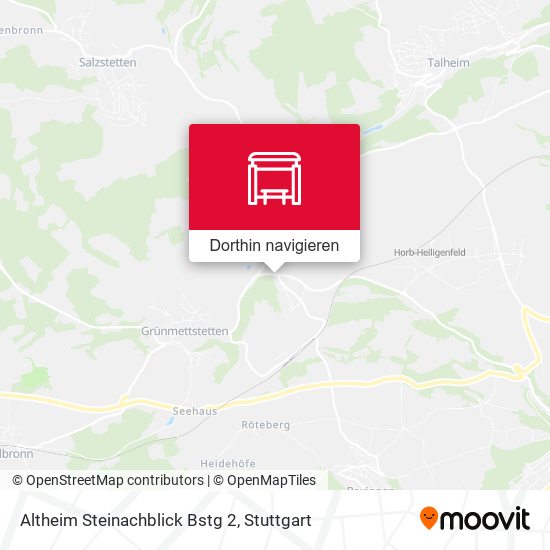 Altheim Steinachblick Bstg 2 Karte