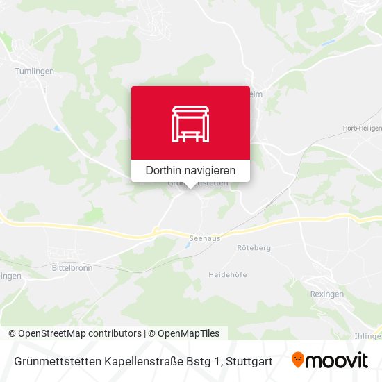 Grünmettstetten Kapellenstraße Bstg 1 Karte
