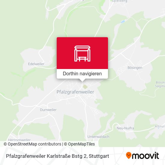 Pfalzgrafenweiler Karlstraße Bstg 2 Karte