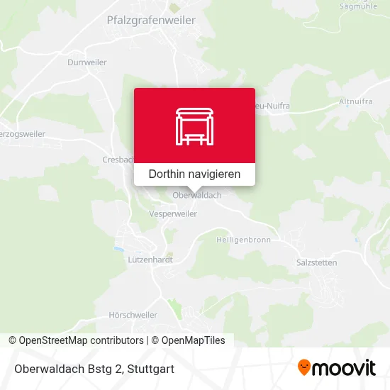 Oberwaldach Bstg 2 Karte